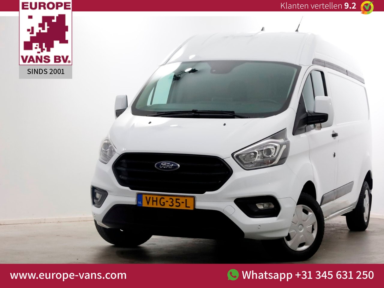 Ford Transit Custom - 2.0 TDCI 130pk L2H2 Trend Airco/Navi/Camera Trekhaak 2800kg 10-2020 - AutoWereld.nl