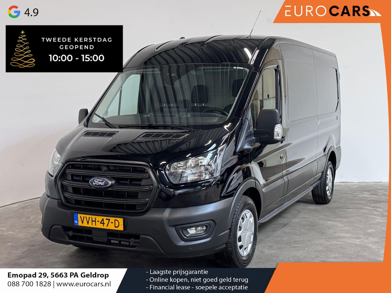 Ford Transit - 330 2.0 TDCI L3H2 Trend Automaat Airco Navigatie Camera Trekhaak Cruise Control # - AutoWereld.nl