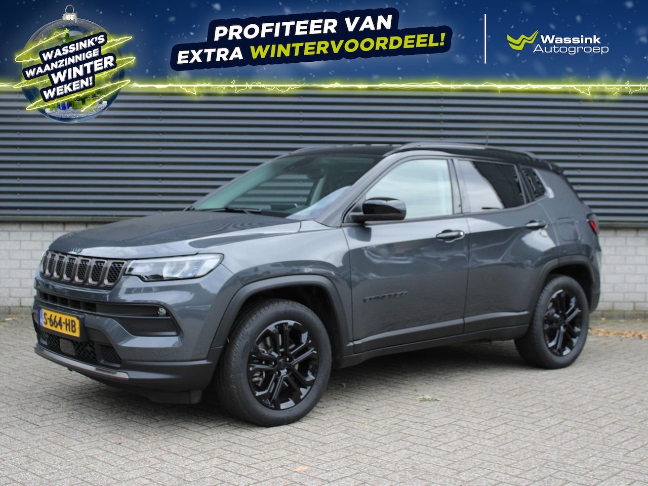 Jeep Compass - 1.3T 4XE 240pk EAWD Upland | Automaat | Navigatie | Adaptive Cruise Control | Camera | Win - AutoWereld.nl