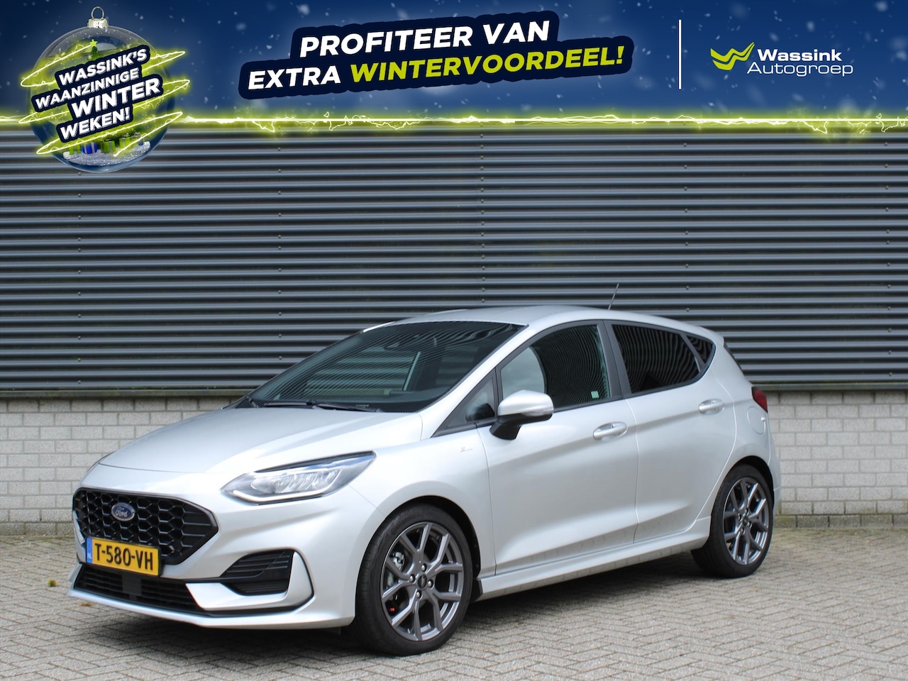 Ford Fiesta - 1.0 EcoBoost Hybrid 125pk ST-Line | Apple Carplay & Android Auto | Parkeersensoren achter - AutoWereld.nl