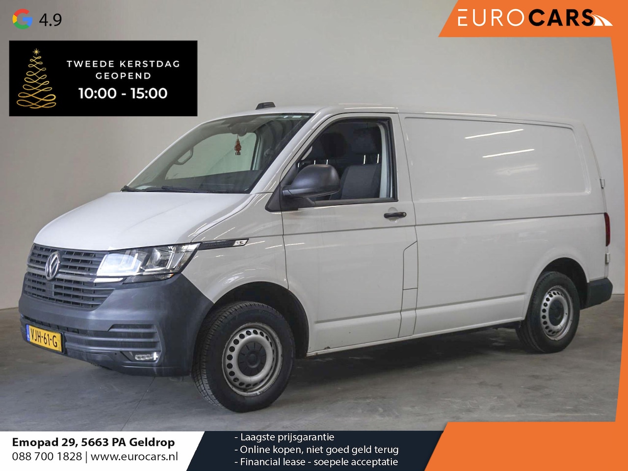 Volkswagen Transporter - 2.0 TDI L1H1 26 Airco Navigatie App-Connect Cruise Control Parkeersensoren - AutoWereld.nl