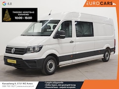 Volkswagen Crafter - 140pk L4H3 / L3H2 Dubbele cabine Airco Cruise control Trekhaak Navigatie Carplay Camera Si