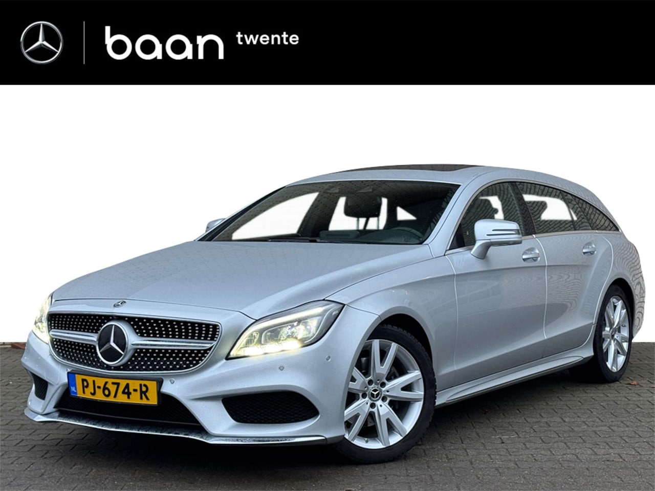 Mercedes-Benz CLS-klasse Shooting Brake - 220d AMG line Automaat l Carplay l Panoramadak l 360 camera l AMG Line - AutoWereld.nl