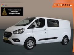 Ford Transit Custom - 300 2.0 TDCI L2H1 Trend Dubbele Cabine Automaat Airco Navi Cruise Trekhaak