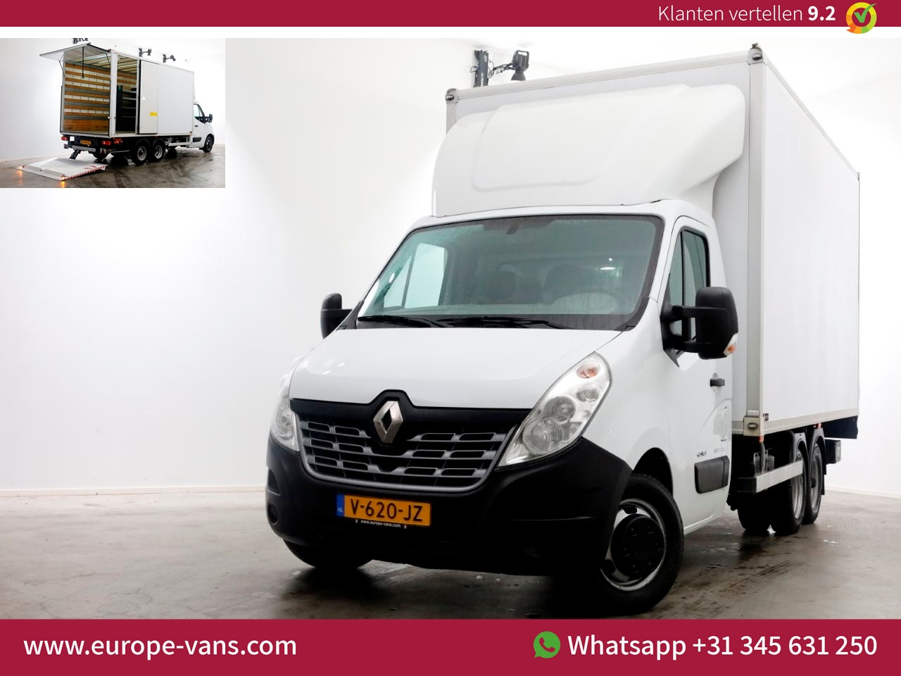 Renault Master Combi - 2.3 DCI 165pk BE-Combi Clixtar Bakwagen met laadklep Servicewagen 2000kg laadverm. 11-2017 - AutoWereld.nl