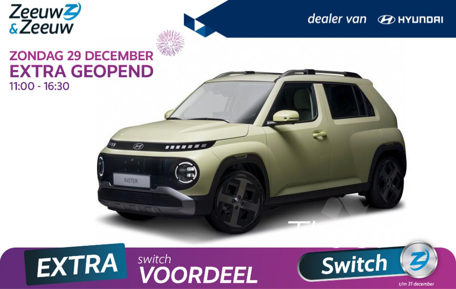 Hyundai Inster - 42 kWh / E-Motion PRIJS INCL SMART BONUS EN EXCL SEPP! | LEVERING DECEMBER | 327KM BEREIK - AutoWereld.nl