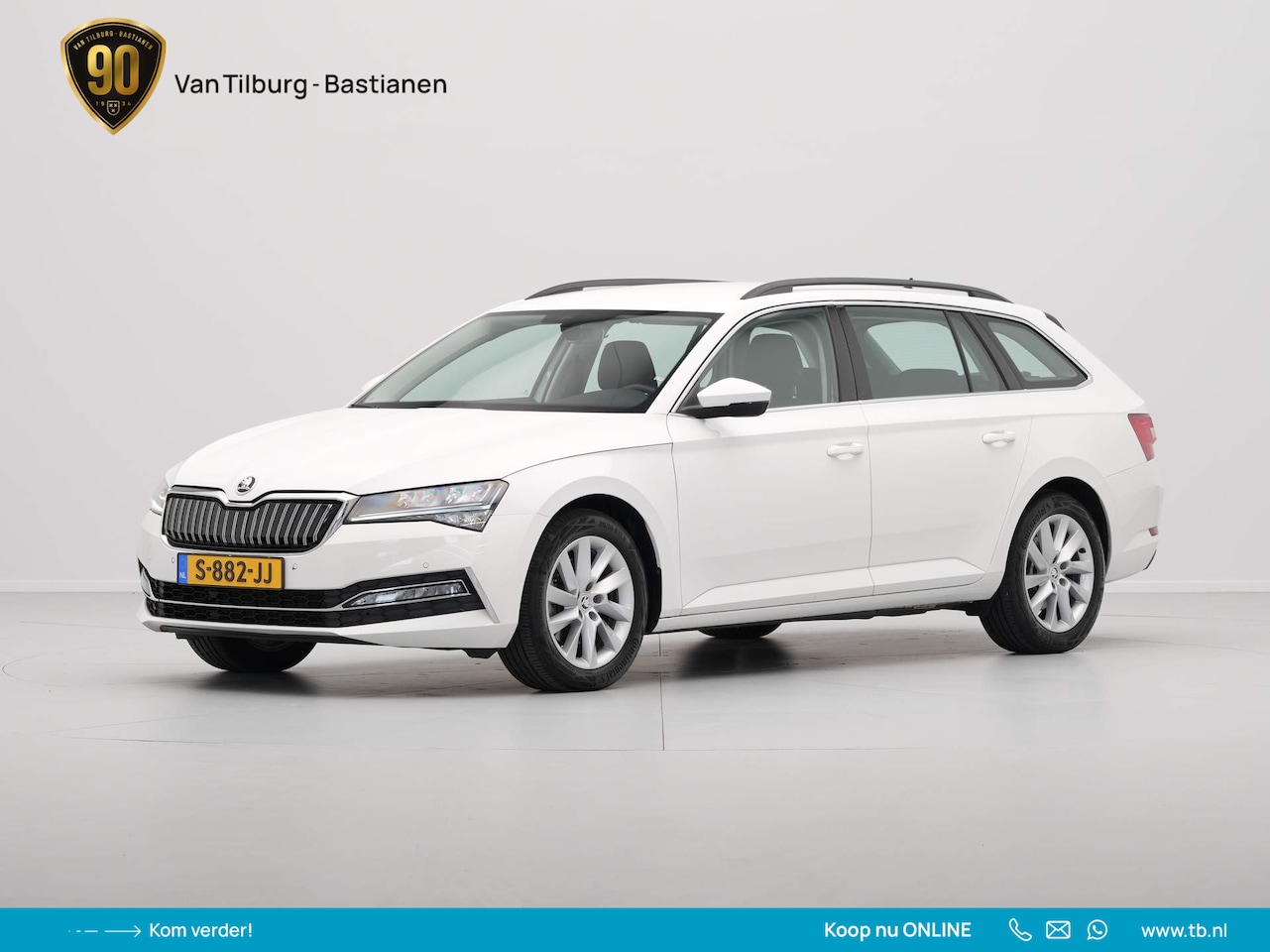 Skoda Superb Combi - 1.4 TSI iV 204pk DSG Business Edition Plus Navigatie Trekhaak Led Clima (Geen Trekgewicht) - AutoWereld.nl