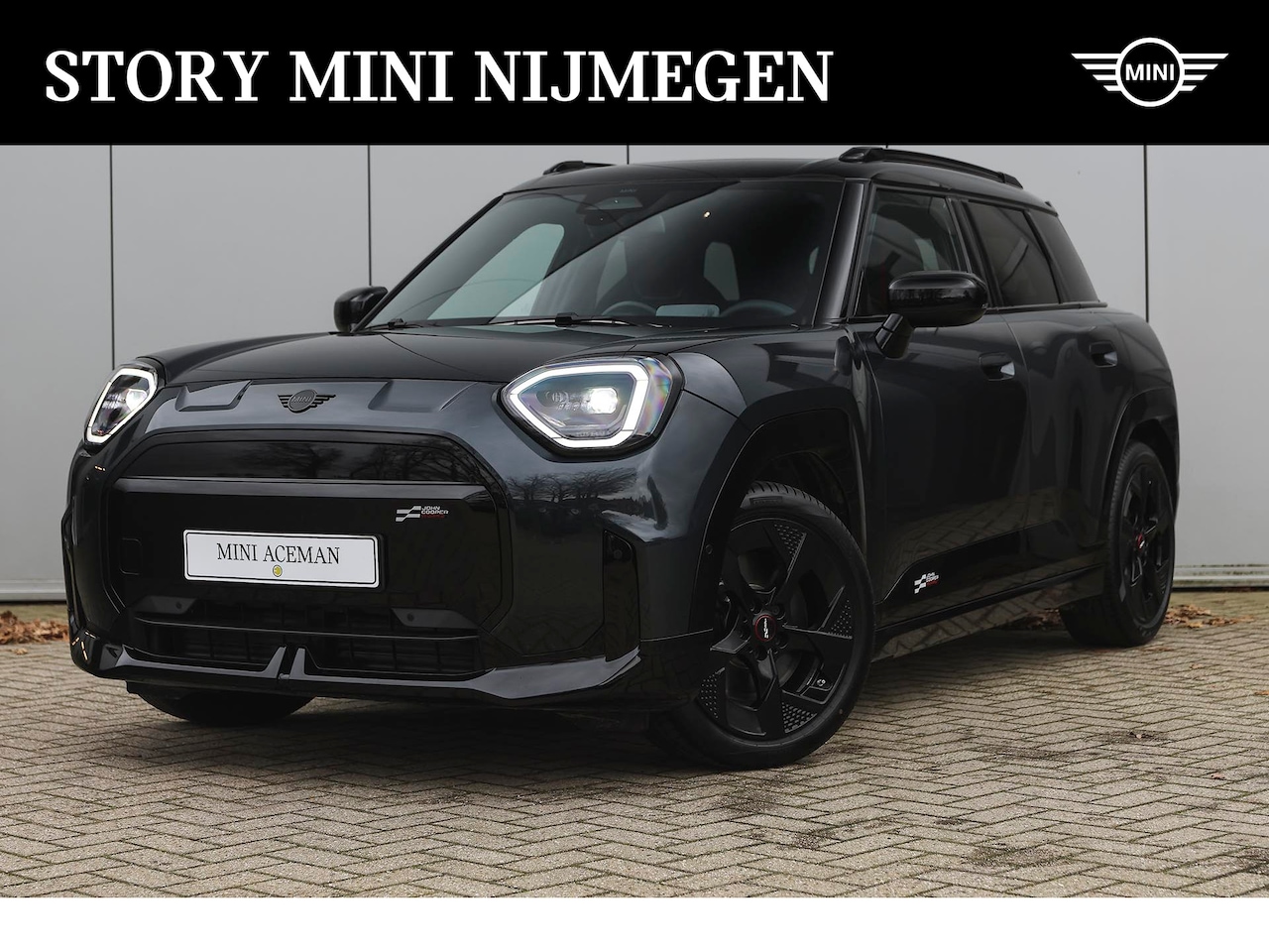 MINI Aceman - E / JCW / Pakket M / 18" John Cooper Works Slide Spoke black - AutoWereld.nl