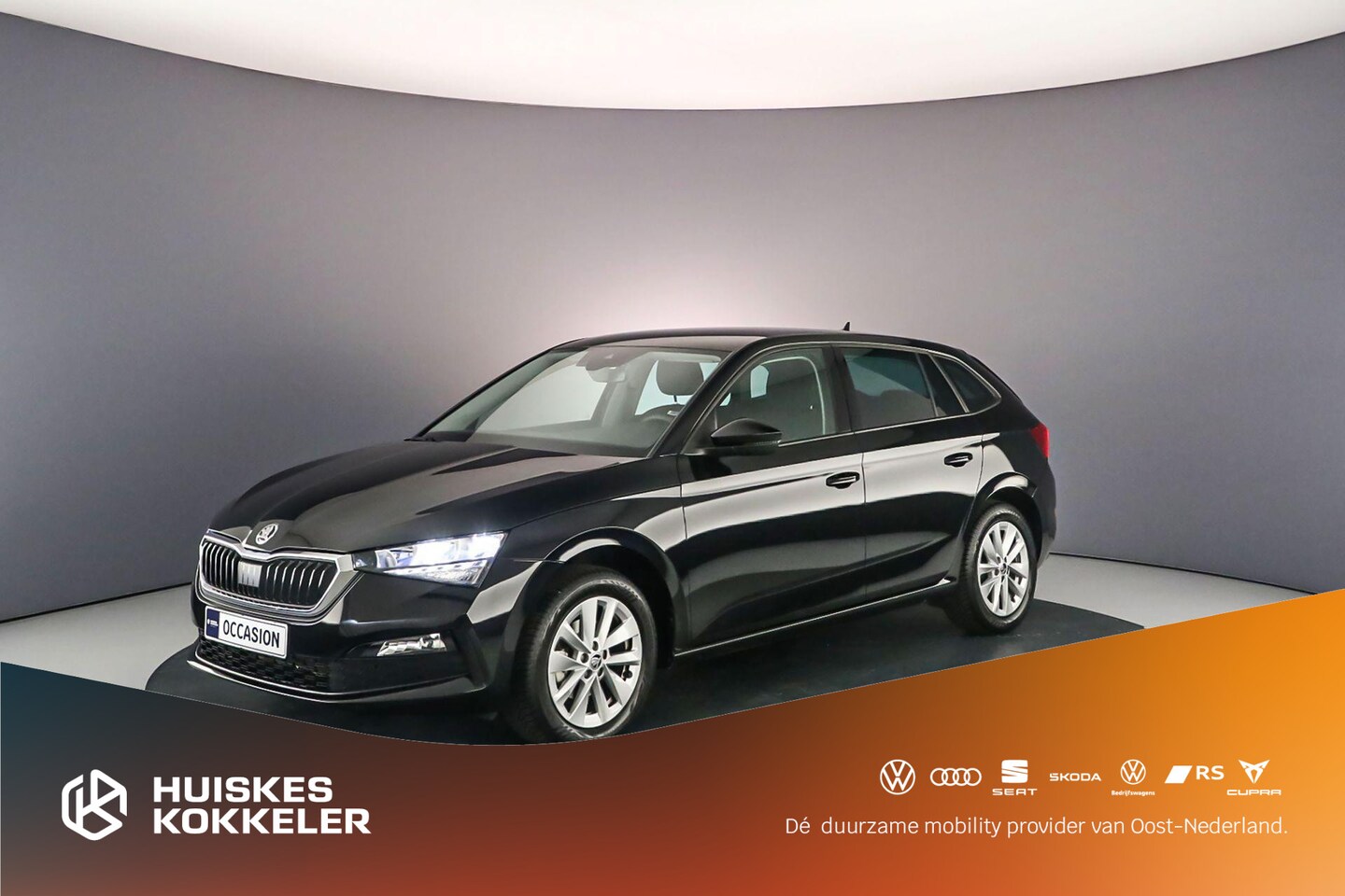 Skoda Scala - Ambition 1.0 TSI 110pk Cruise control, Airco, App connect, Parkeersensor achter, DAB, Radi - AutoWereld.nl