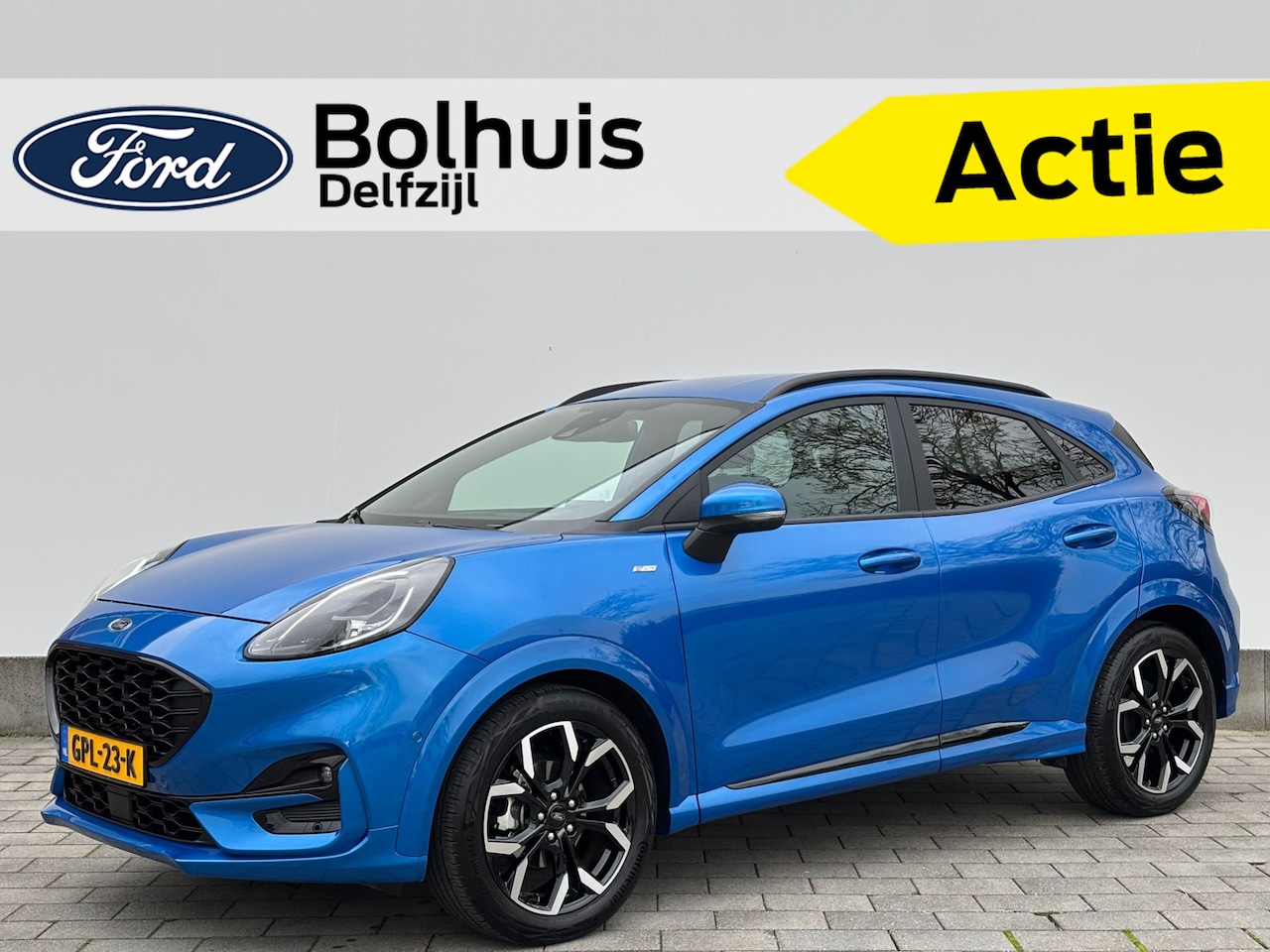 Ford Puma - EcoBoost Hybrid 125 pk ST-Line X | Camera | LED | B&O | Half leer | 18" | Apple Carplay | - AutoWereld.nl