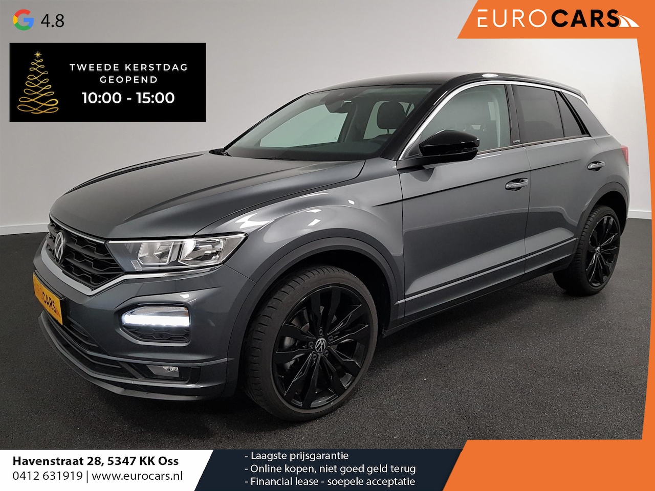 Volkswagen T-Roc - 1.5 TSI DSG United | R-Line | Navigatie | Climate Control | Parkeersensoren V+A | Black Pa - AutoWereld.nl