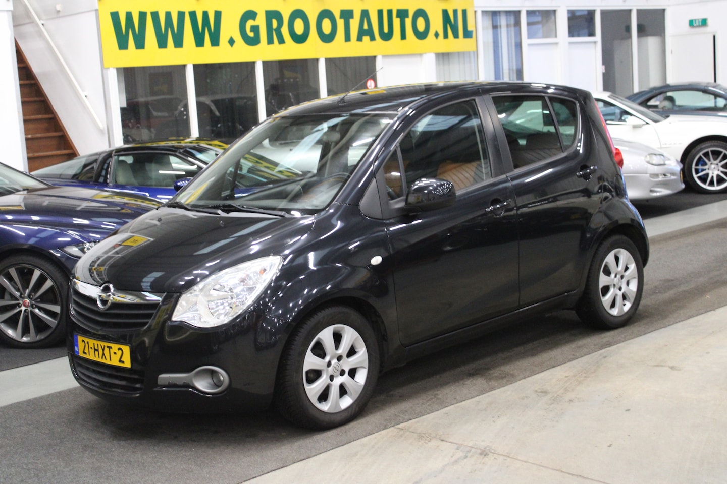 Opel Agila - 1.2 Enjoy NAP, Airco, Isofix, Stuurbekrachtiging - AutoWereld.nl