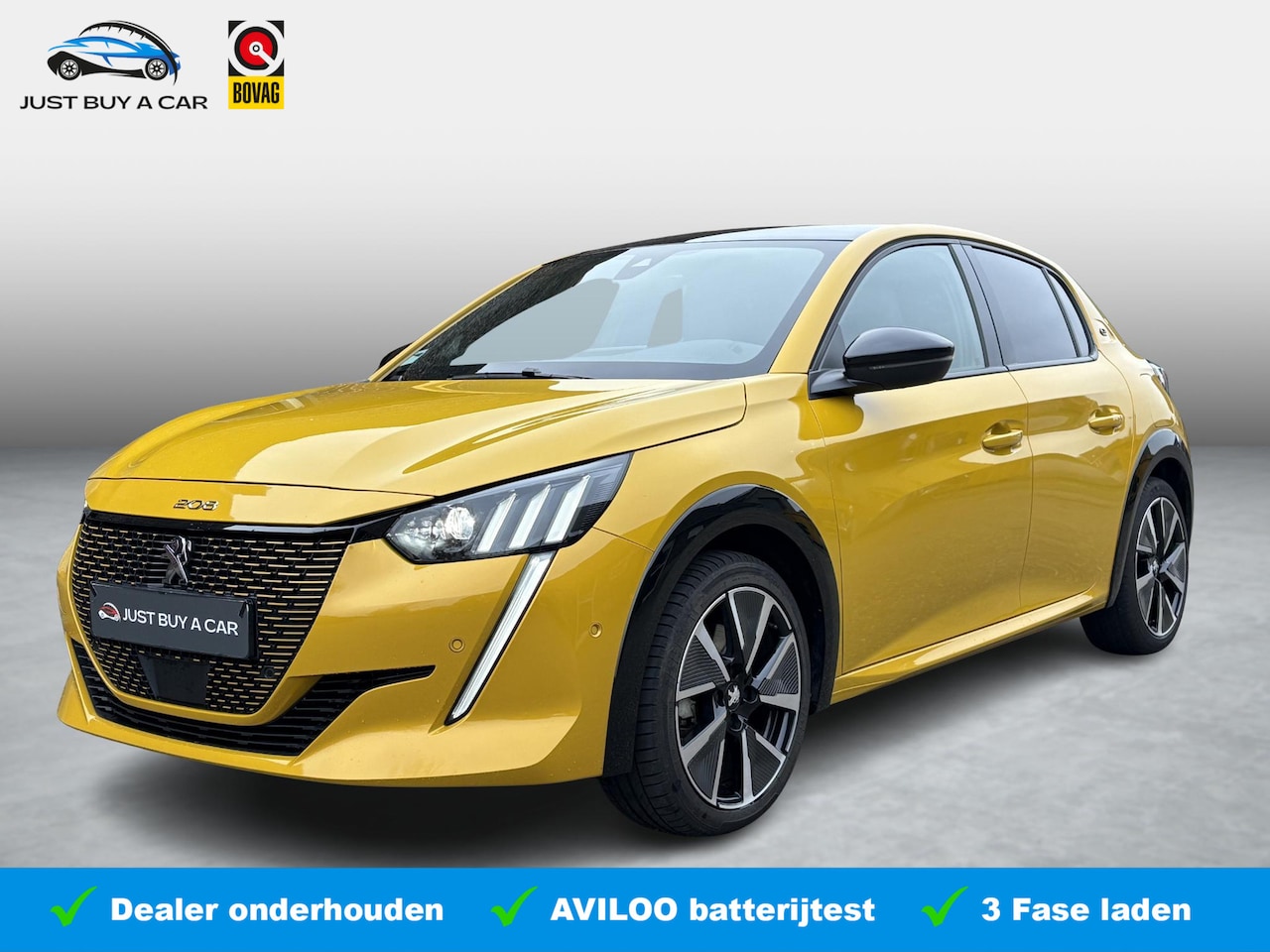 Peugeot e-208 - EV GT Pack 50 kWh Ontvang € 2.000,- Subsidie  / Stoelverwarming / Apple Carplay & Android - AutoWereld.nl