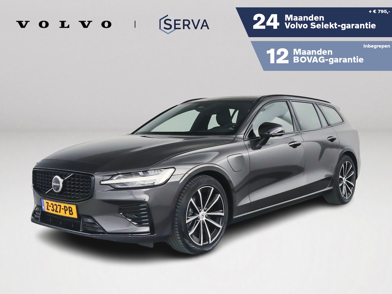 Volvo V60 - T6 Recharge Aut. AWD Plus Dark | Panoramadak | 360 camera | Harman Kardon | Trekhaak - AutoWereld.nl