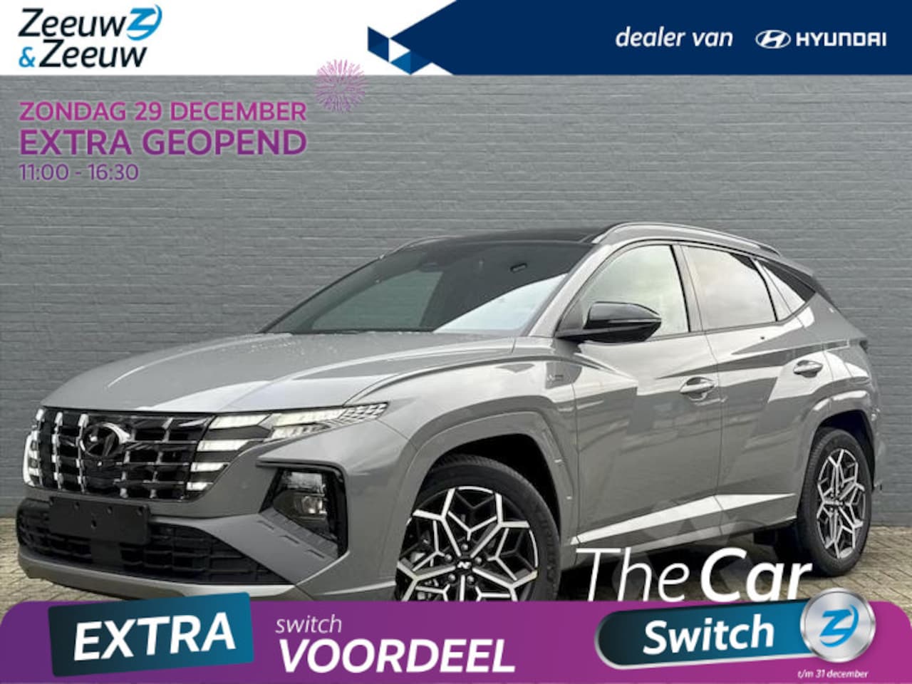 Hyundai Tucson - 1.6 T-GDI PHEV N Line Sky 2WD RIJKLAAR €46.500,- | DIRECT LEVERBAAR | - AutoWereld.nl