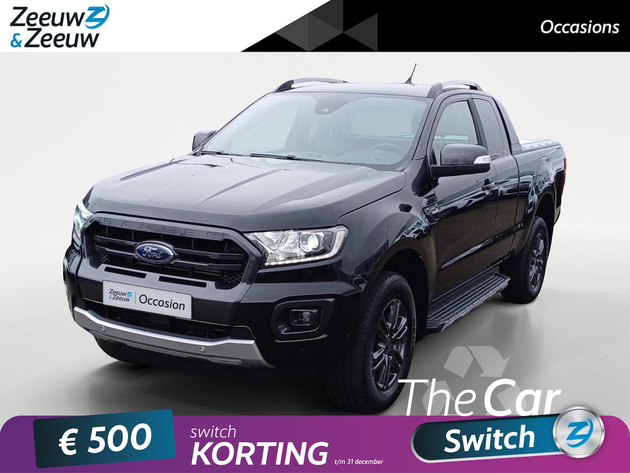 Ford Ranger - 2.0 EcoBlue Wildtrak Supercab | Dealer onderhouden | 3500KG Trekgewicht | Achteruitrijcame - AutoWereld.nl