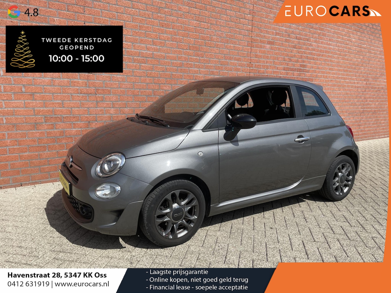 Fiat 500 - 1.0 69pk Hybrid Connect | Navigatie | Apple Carplay/Android Auto | Cruise Control | Airco - AutoWereld.nl