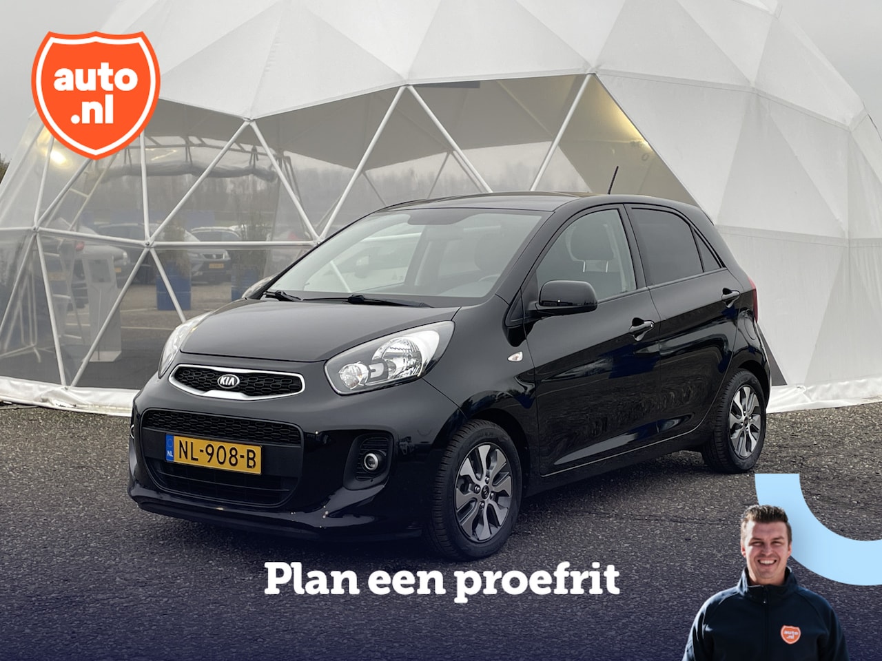 Kia Picanto - 1.0 CVVT EconomyPlusLine | Navigatie | Camera | Bluetooth | Airco | 14"LM Velgen | - AutoWereld.nl