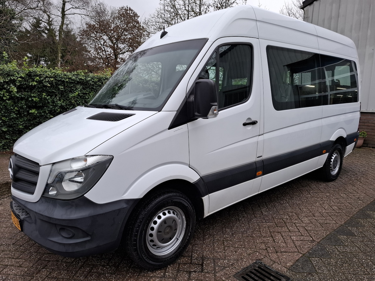 Mercedes-Benz Sprinter - 314 2.2 CDI BE+ 32500.- INCL BTW 9-PERSOONS SCHUIFDEUR ROLSTOEL 143PK - AutoWereld.nl