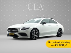 Mercedes-Benz CLA-Klasse - 180 AMG Night Edition Aut- Panodak I Sfeerverlichting I Camera I Xenon Led I Sport Leder