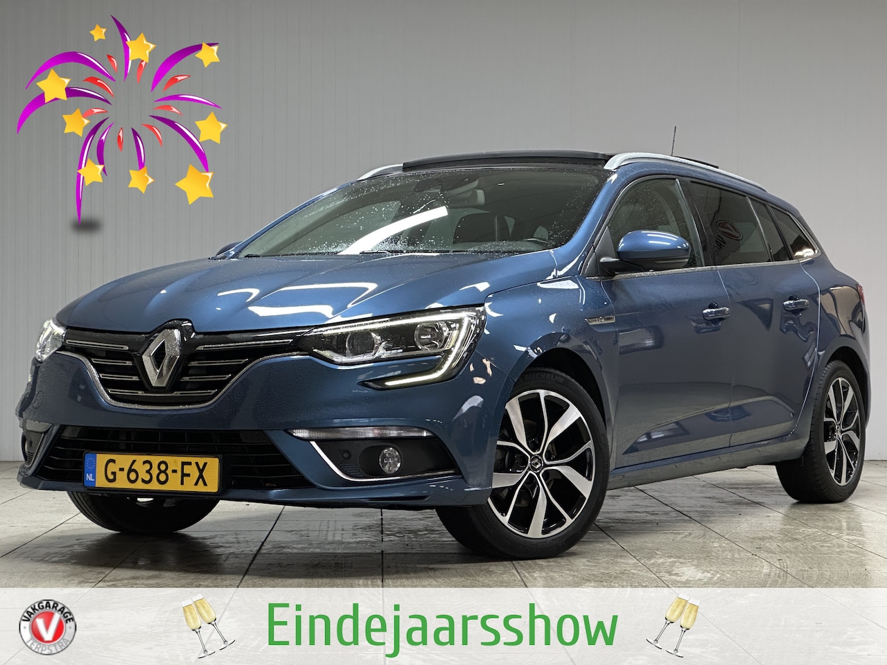 Renault Mégane Estate - 1.3 TCe Bose/ Trekhaak/ Panorama-Dak/ Camera/ Leder-Stof/ 17'' LMV/ Keyless/ Apple + Andro - AutoWereld.nl