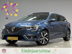 Renault Mégane Estate - 1.3 TCe Bose/ Trekhaak/ Panorama-Dak/ Camera/ Leder-Stof/ 17'' LMV/ Keyless/ Apple + Andro