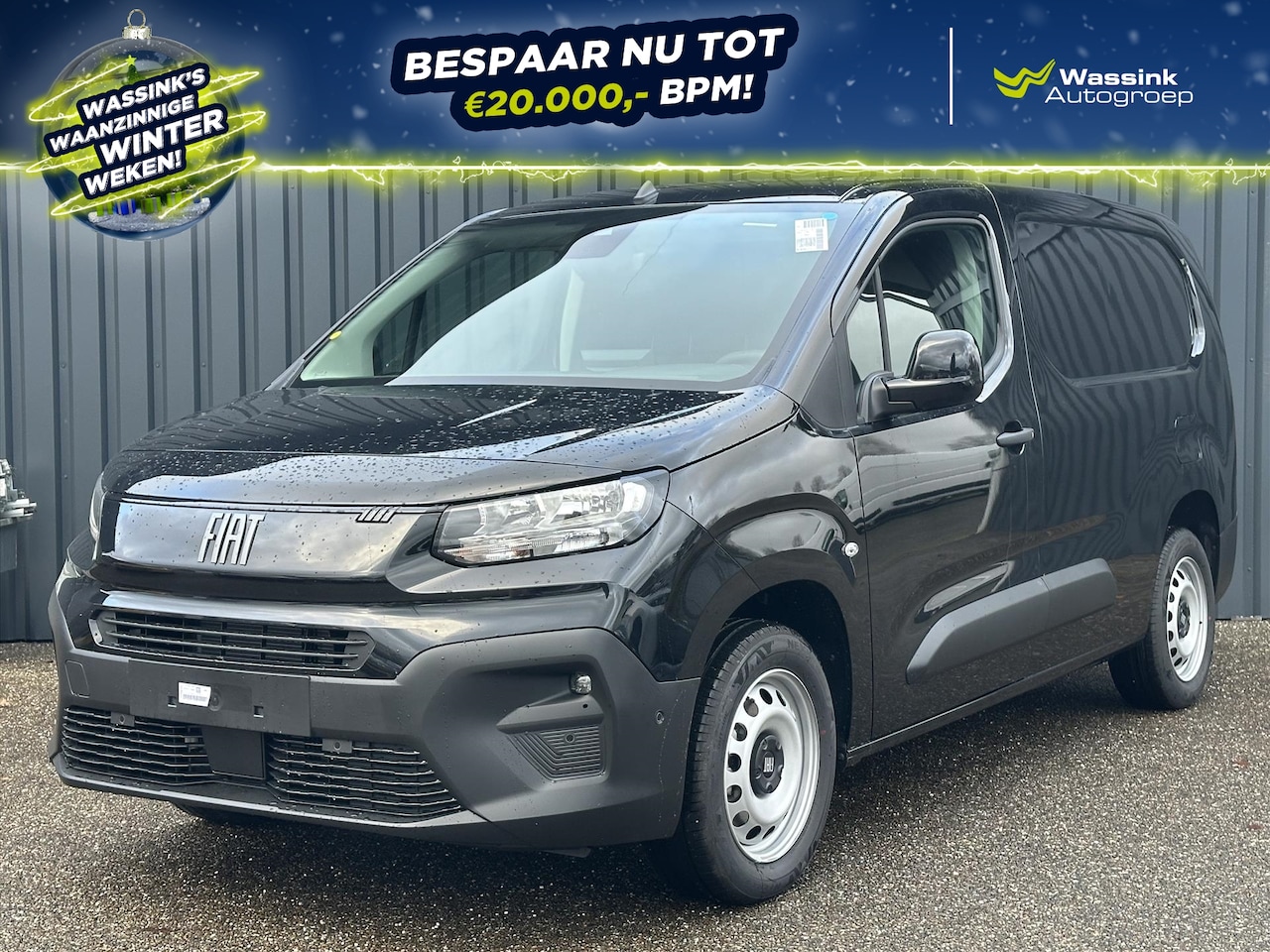 Fiat Doblò Cargo - New GB 1.5 BlueHDi 100pk L2 | Comfort Connect Pakket | Houten vloer laadruimte | Trekhaakv - AutoWereld.nl