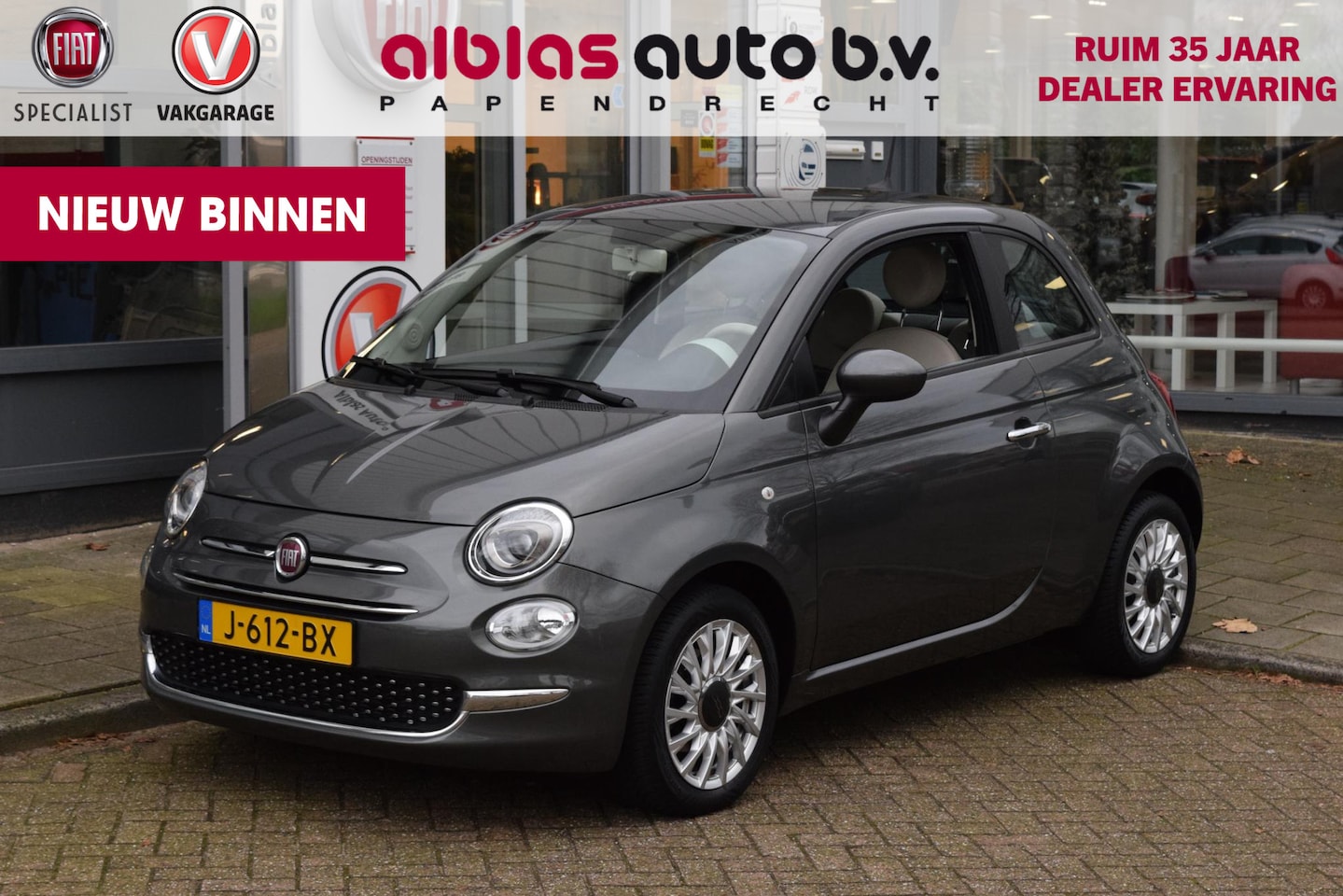 Fiat 500 - 1.2 Lounge|automaat|carplay|camera - AutoWereld.nl