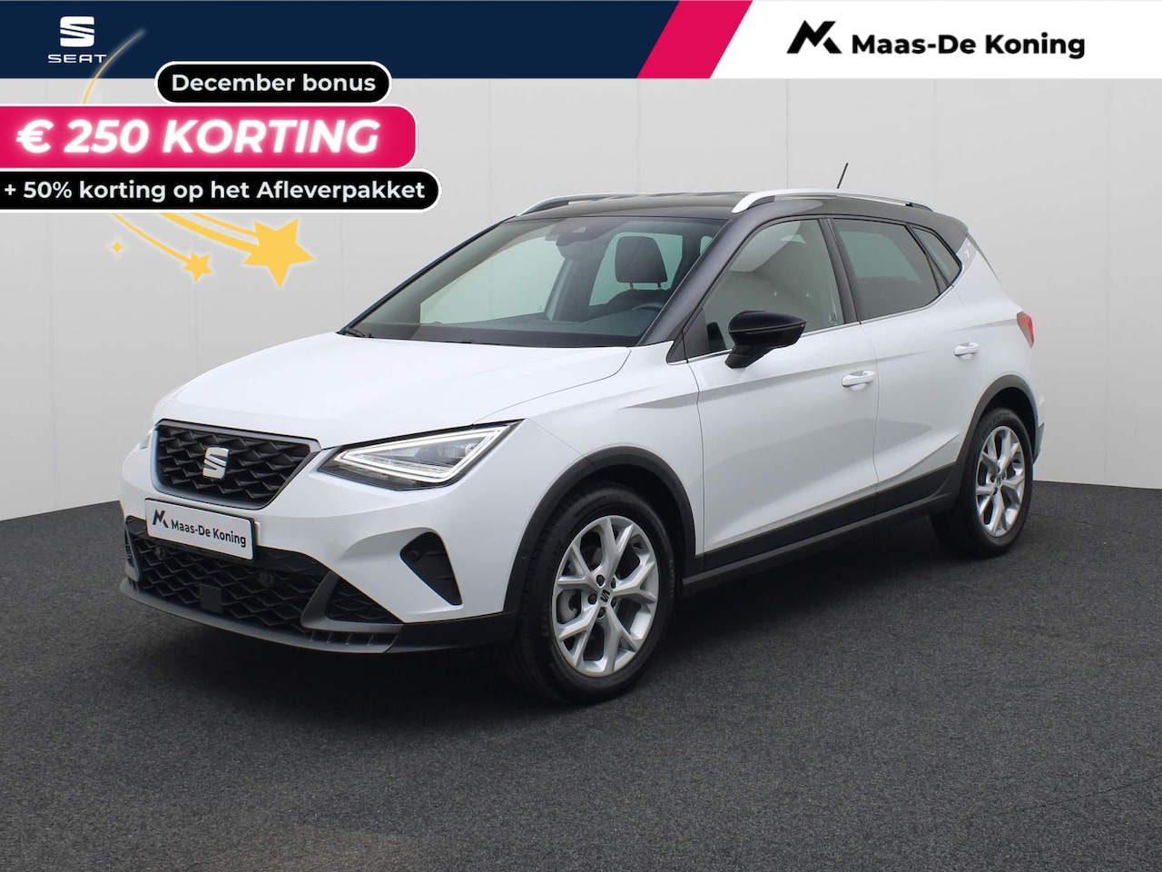 Seat Arona - 1.5TSI/150PK FR DSG · Lane assist · Parkeersensoren + camera · Stoelverwarming · Garantie - AutoWereld.nl