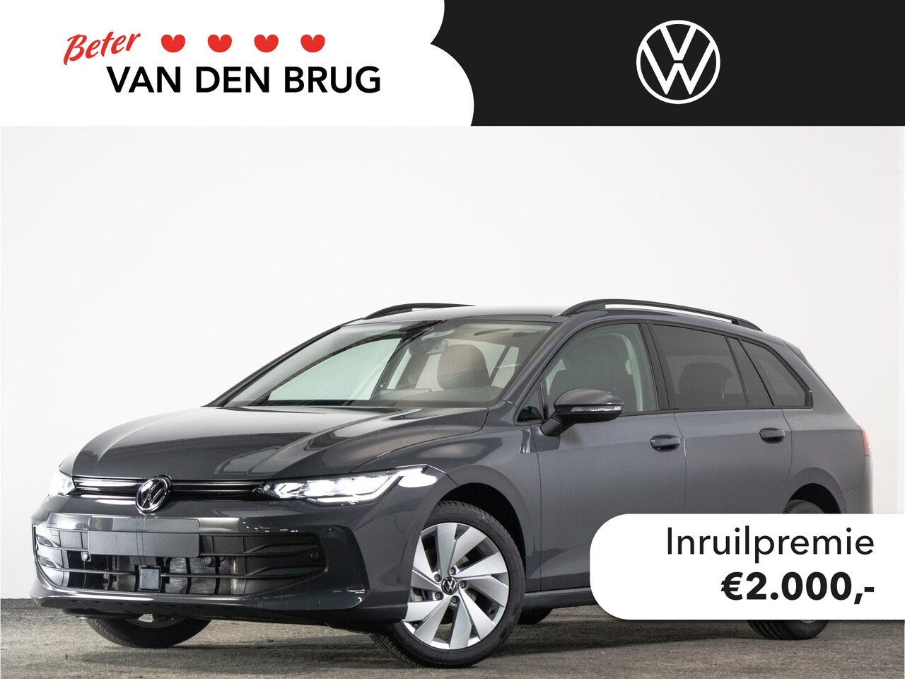 Volkswagen Golf Variant - 1.5 TSI 116pk Life Edition | Wegklapbare trekhaak | Adaptieve Cruise Control | Elektrisch - AutoWereld.nl