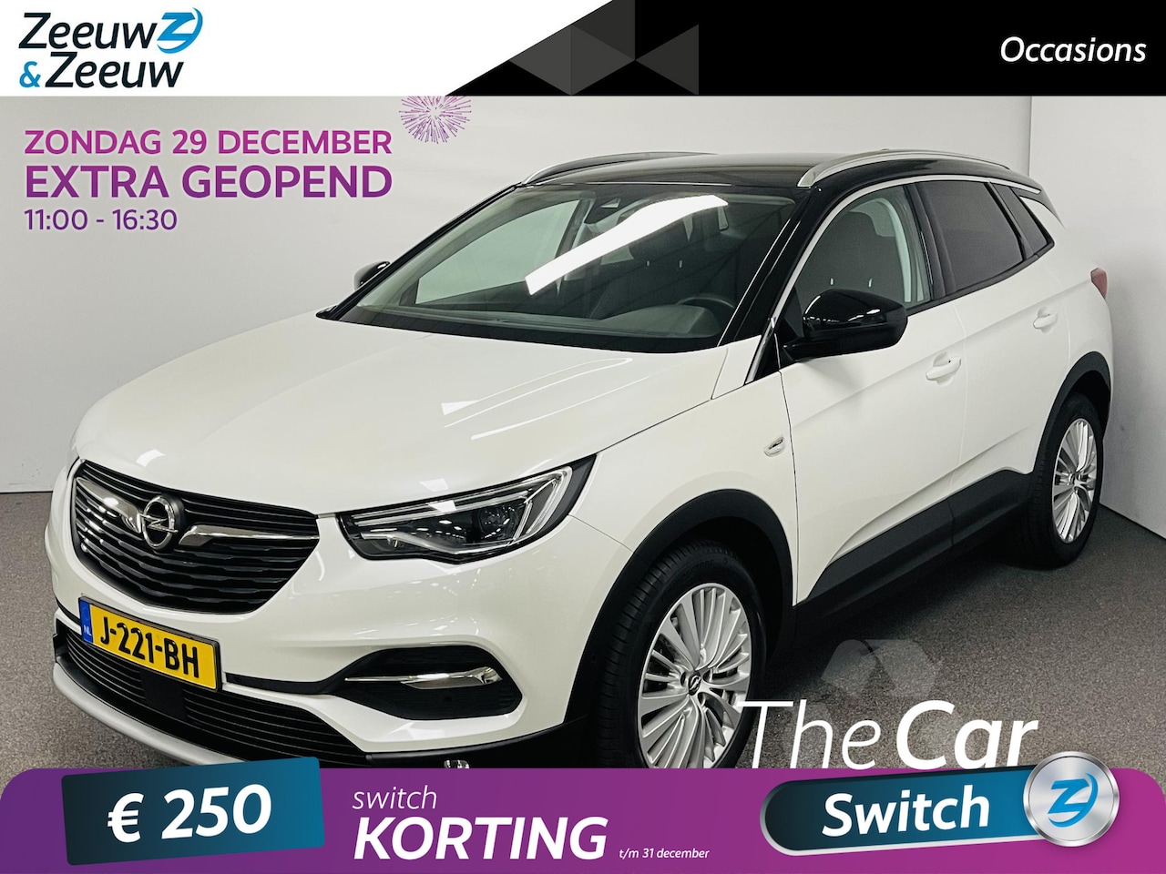 Opel Grandland X - 1.2 Turbo Innovation GOEDKOOPSTE VAN NEDERLAND Navi airco camera parkeersensoren stoel ver - AutoWereld.nl