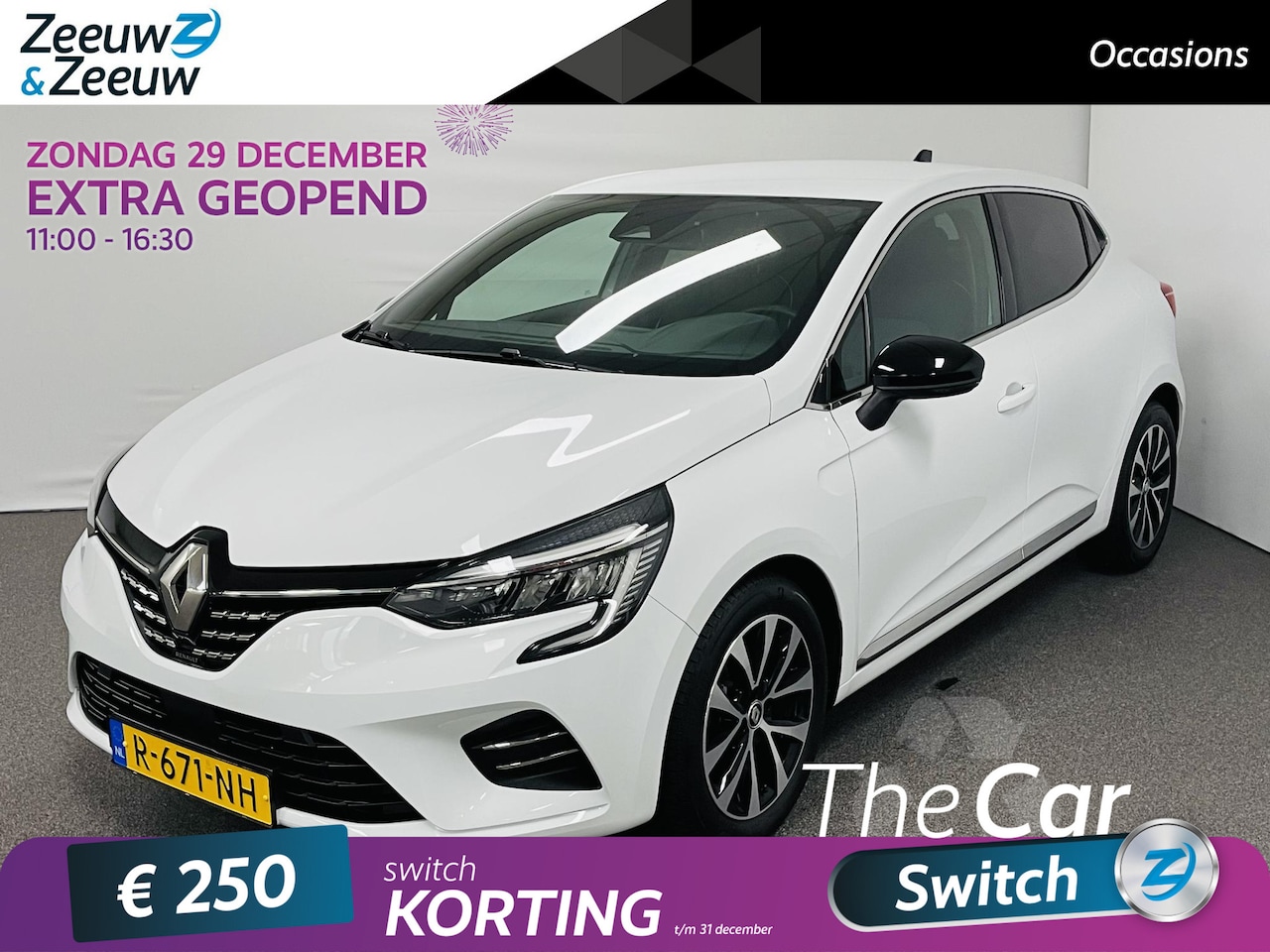 Renault Clio - 1.0 TCe 90 Techno GOEDKOOPSTE VAN NEDERLAND Navi airco camera parkeersensoren apple carpla - AutoWereld.nl