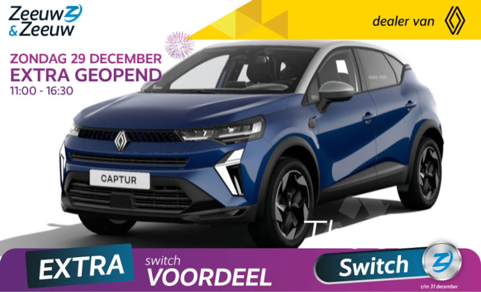 Renault Captur - 1.6 E-Tech Hybrid 145 techno UIT VOORRAAD LEVERBAAR | 1500,- KORTING - AutoWereld.nl