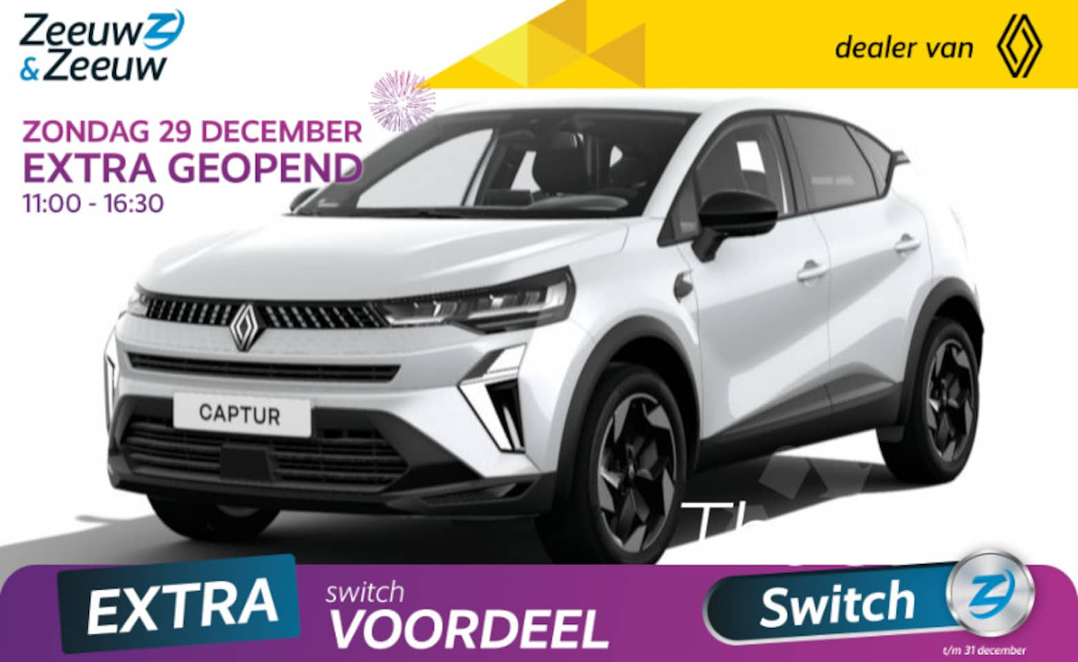 Renault Captur - 1.6 E-Tech Hybrid 145 techno UIT VOORRAAD LEVERBAAR | 1500,- KORTING - AutoWereld.nl