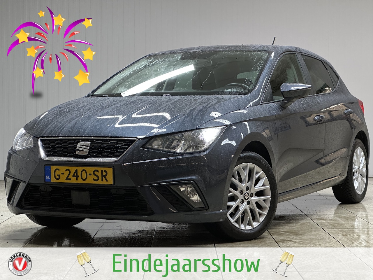 Seat Ibiza - 1.0 TSI Style Business Intense/ Camera/ Virtual Cockpit!/ 16'' LMV/ PDC V+A/ Navi/ Apple + - AutoWereld.nl