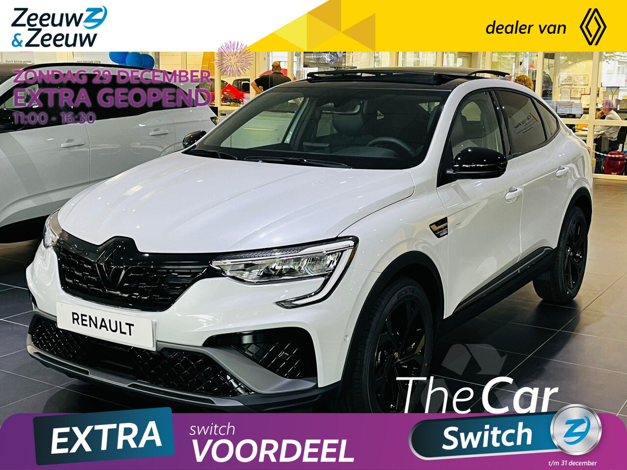 Renault Arkana - 1.6 E-Tech hybrid 145 E-Tech Esprit Alpine | UIT VOORRAAD LEVERBAAR MET TOT WEL €2500,- KO - AutoWereld.nl