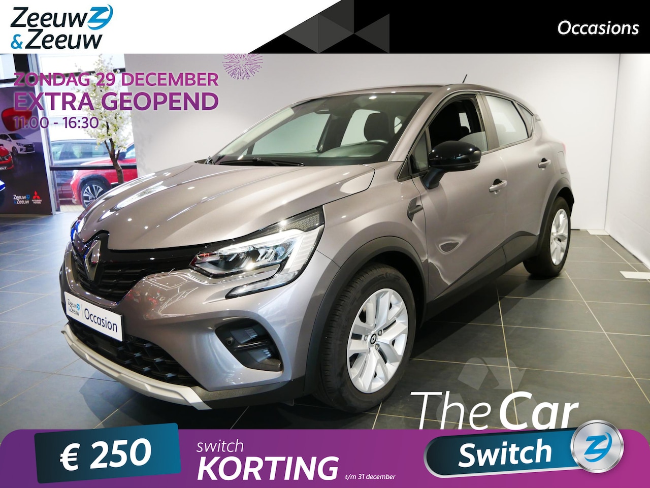 Renault Captur - bUsiness Zen 140 Hybride automaat | parkeercamera | navigatie | elektrische handrem | - AutoWereld.nl