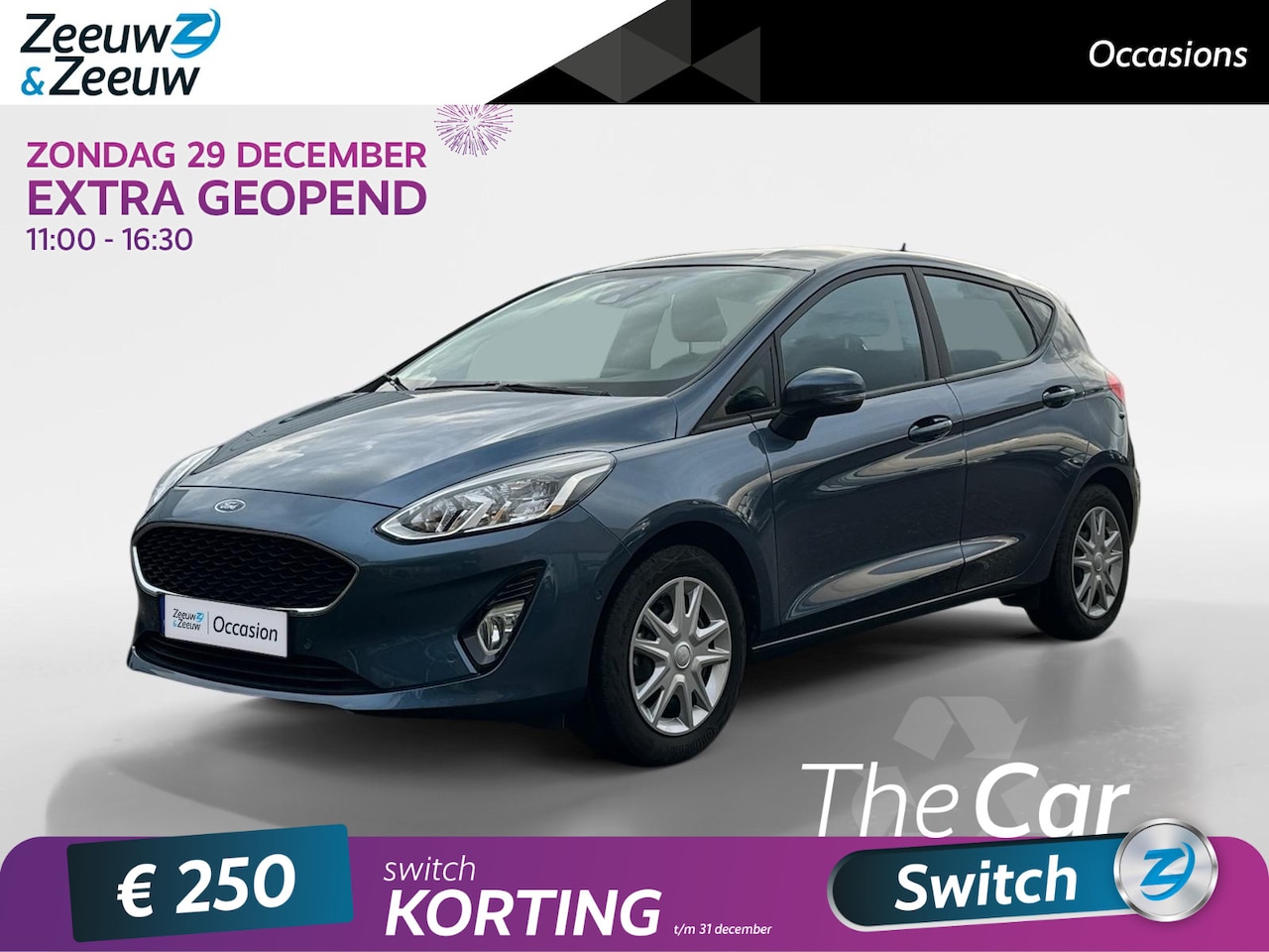 Ford Fiesta - 1.0 EcoBoost Connected | Parkeersensoren achter | Apple Carplay / Android Auto | Cruise Co - AutoWereld.nl