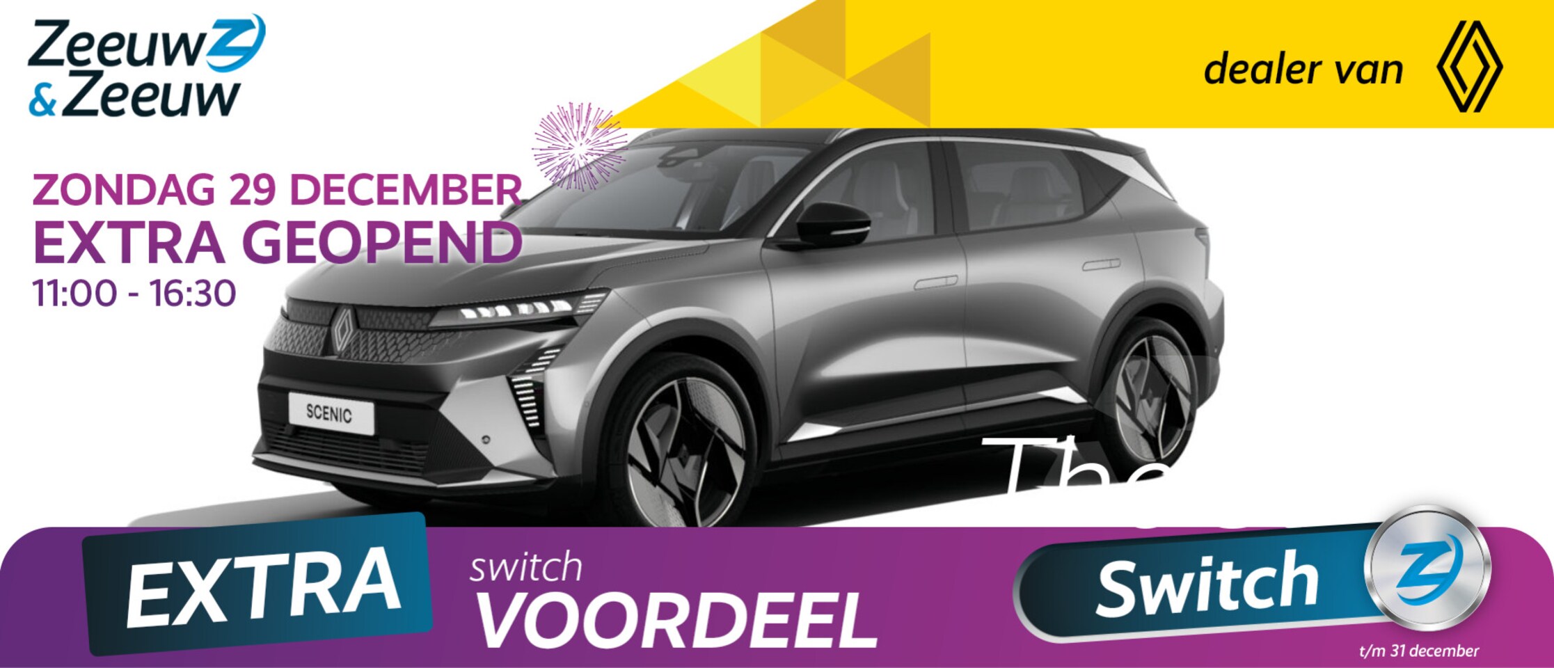 Renault Scenic E-Tech - EV87 long range iconic Prijs inclusief tijdelijke korting van € 5000 euro | Uiterste Regis - AutoWereld.nl