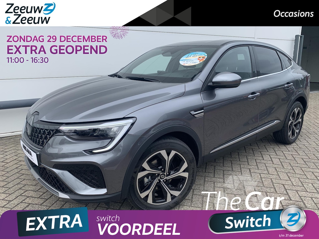 Renault Arkana - 1.6 E-Tech hybrid 145 techno Arkana te bestellen Nu met 1.800 euro orderpremie ! - AutoWereld.nl