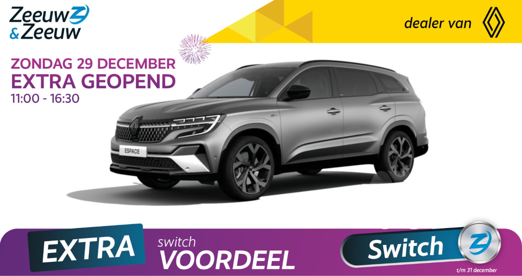 Renault Espace - E-Tech Hybrid 200 esprit Alpine 7p. | Nu te bestellen! | 1.800 euro Zeeuw & Zeeuw premie - AutoWereld.nl