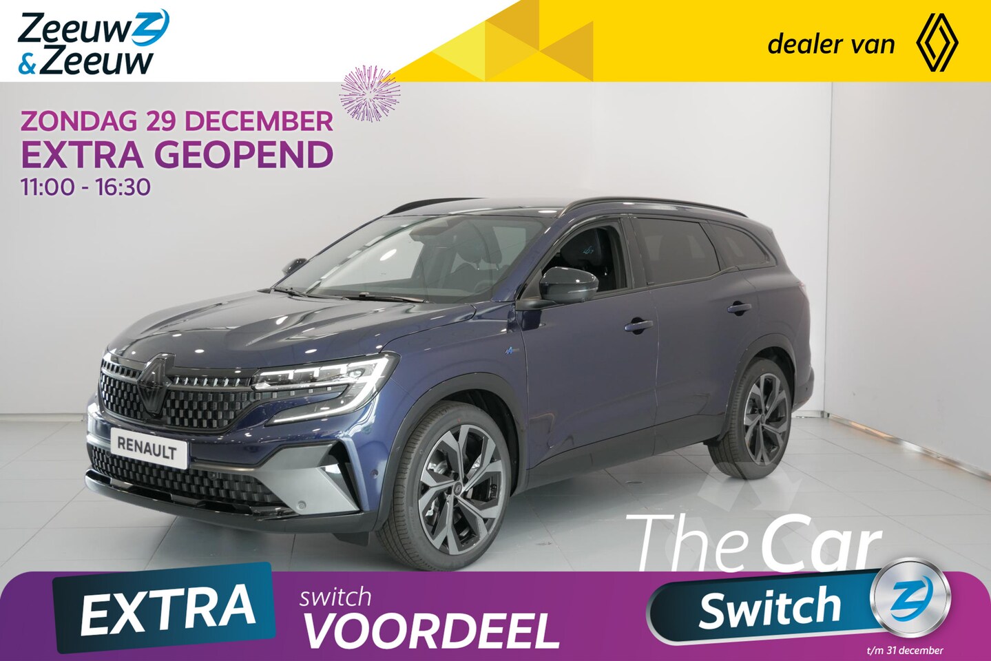 Renault Espace - E-Tech Hybrid 200 esprit Alpine 5p. Uit voorraad leverbaar OP = OP - AutoWereld.nl