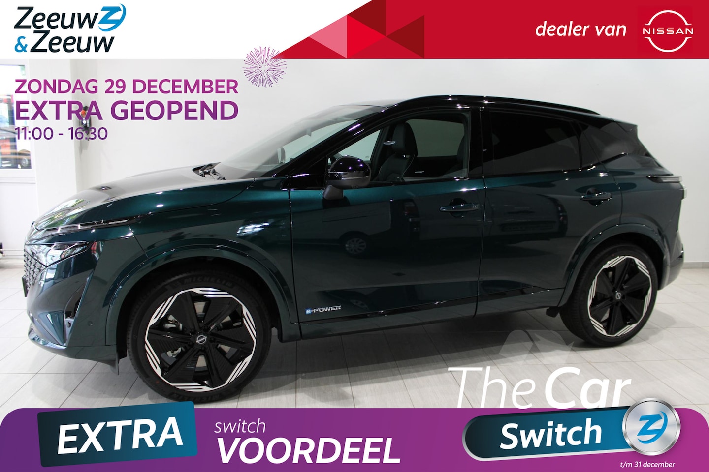 Nissan Qashqai - 1.5 e-Power N-Design | € 8.000,= VOORRAAD KORTING | COLD PACK | PANORAMADAK |EASY PACK | - AutoWereld.nl