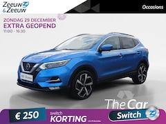 Nissan Qashqai - 1.3 DIG-T Tekna Trekhaak Panodak LED Adap cruise Clima 19 inch LM Velgen Stoelverwarming