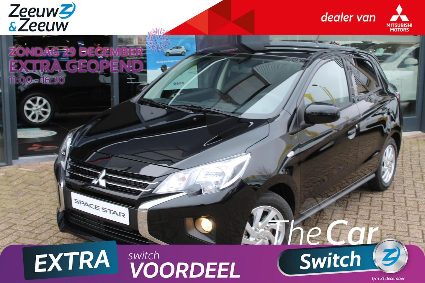 Mitsubishi Space Star - 1.2 Dynamic uitverkoop € 1500,- Korting Op is Op | 8 jaar garantie| Airco | Achteruitrijca - AutoWereld.nl