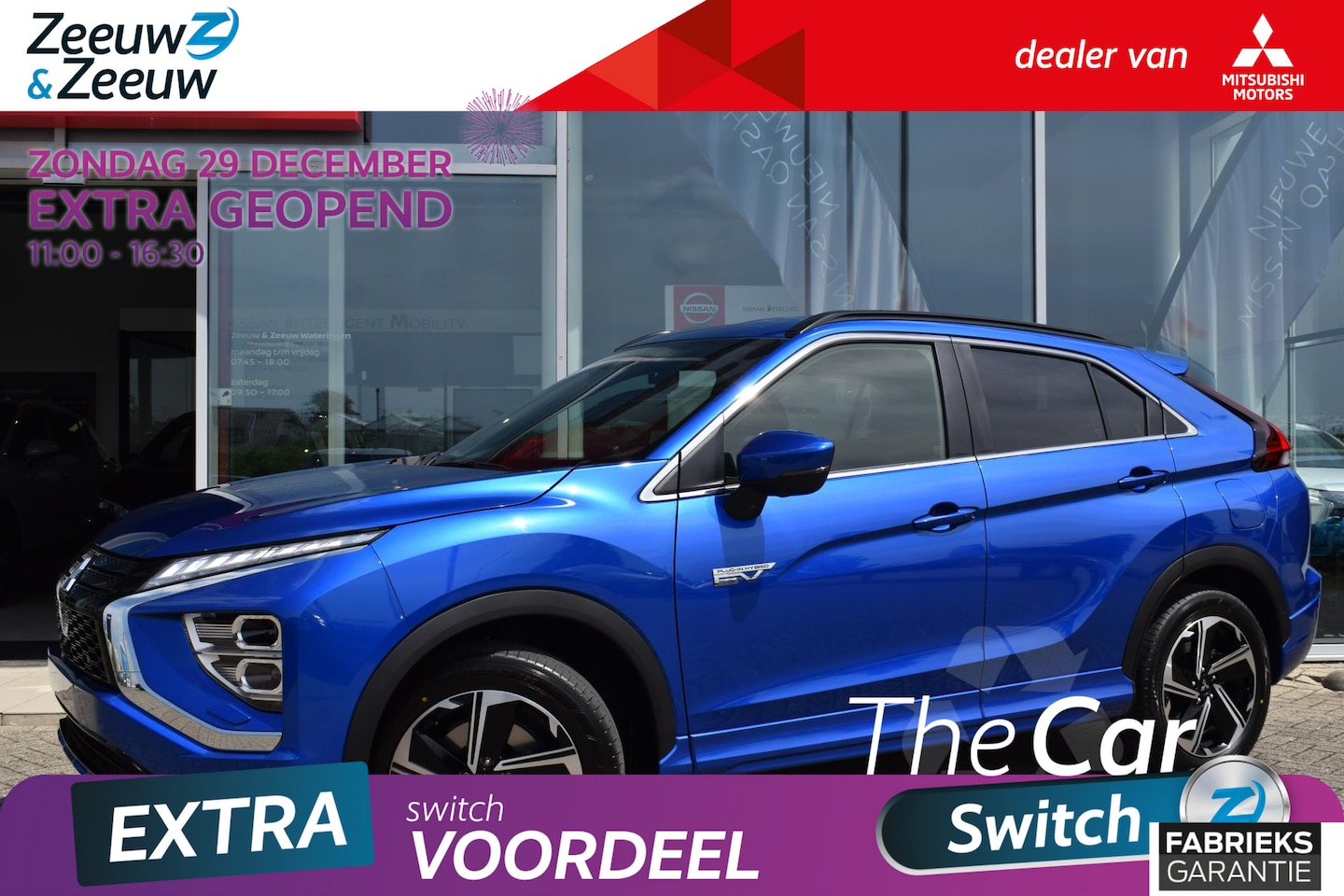 Mitsubishi Eclipse Cross - 2.4 PHEV Executive €8000,- VOORRAAD KORTING | Direct Leverbaar|8 JAAR GARANTIE | Netto bij - AutoWereld.nl