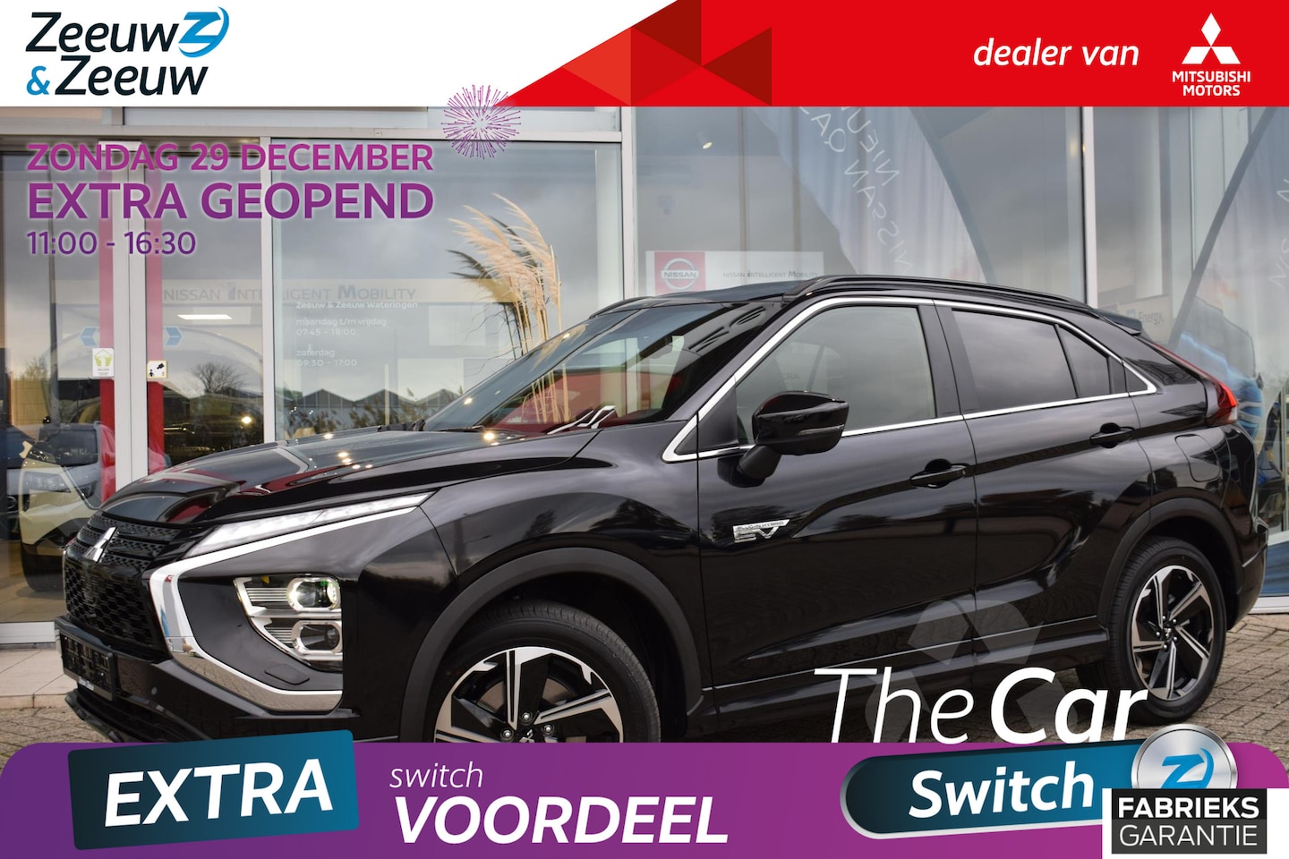 Mitsubishi Eclipse Cross - 2.4 PHEV Executive 8 JAAR GARANTIE |8000,- VOORRAAD KORTING | Direct Leverbaar | 298,- Net - AutoWereld.nl