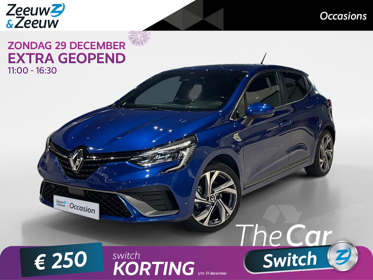 Renault Clio - 1.3 TCe R.S. Line 131PK AUTOMAAT | Afneembare trekhaak | Navigatie, Apple Carplay en Andro - AutoWereld.nl