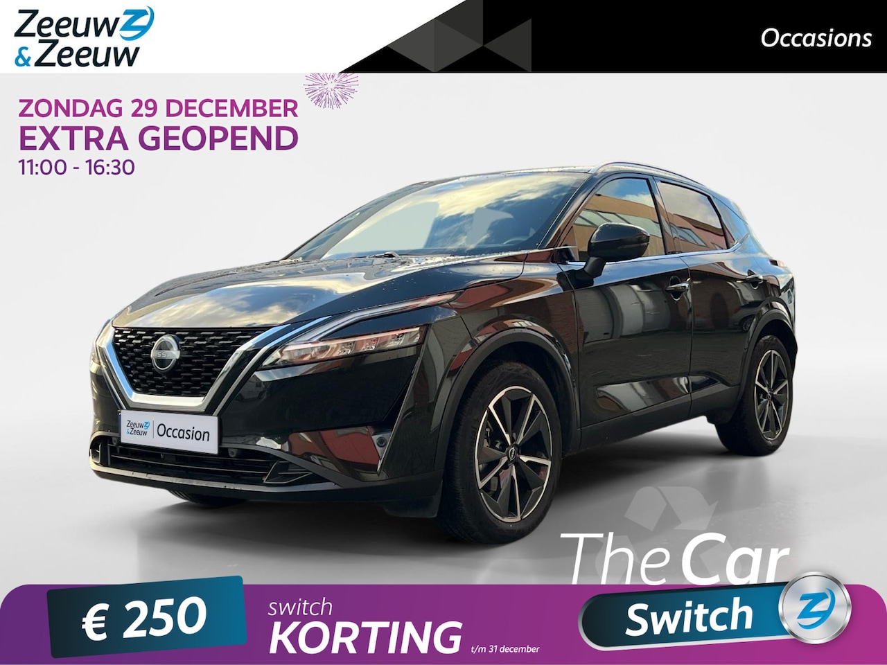 Nissan Qashqai - 1.3 MHEV Xtronic Tekna | Panorama dak | 360-Camera | Parkeersensoren | Dodehoek detectie | - AutoWereld.nl