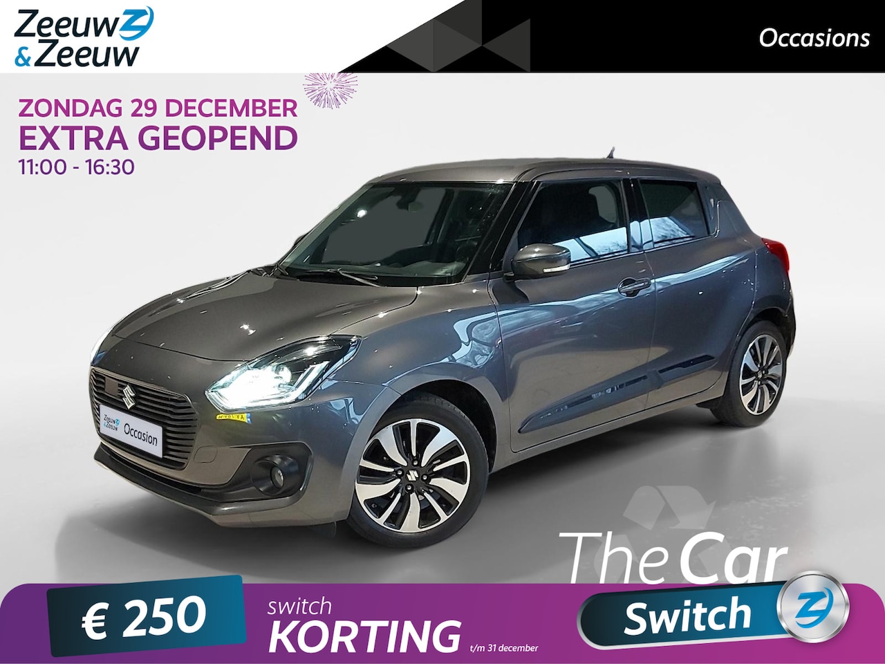 Suzuki Swift - 1.2 Stijl Smart Hybrid 90PK | Navigatie | Adaptive cruise control | Climate control | Lane - AutoWereld.nl